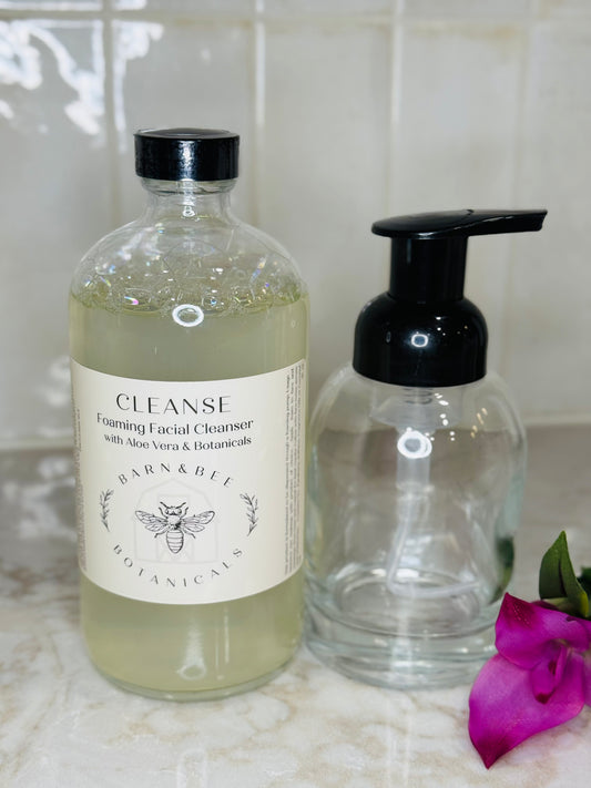 CLEANSE - Foaming Facial Cleanser WITH Foaming Pump Dispenser